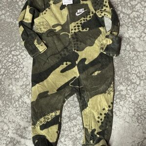 Nike Camo Onsie Pajama Baby Boy Infant Size 6M